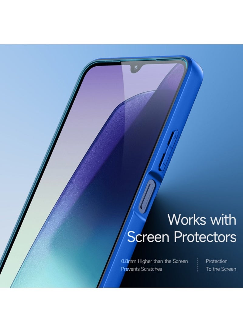 Techie غطاء خلفي أنيق من TPU سيليكون لهاتف Xiaomi Redmi 14C 4G بتصميم نحيف، ناعم وملمس سلس - أزرق - Image 2