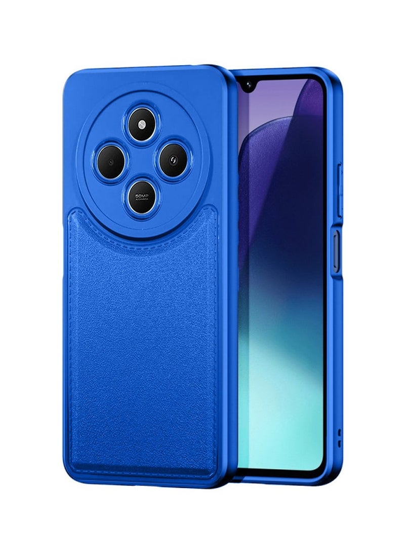 Techie غطاء خلفي أنيق من TPU سيليكون لهاتف Xiaomi Redmi 14C 4G بتصميم نحيف، ناعم وملمس سلس - أزرق - Image 1