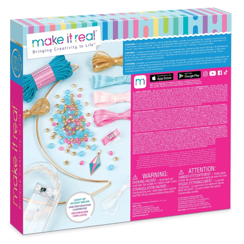 Make It Real Lunar Dream Catcher with Lights- blue - Image 2