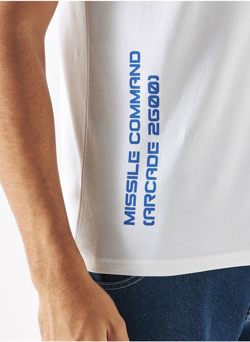 SP Characters Atari Print Crew Neck T-Shirt  - Image 3