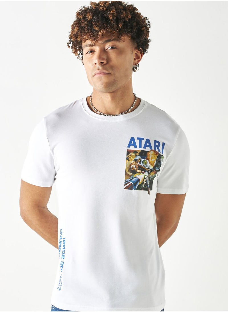 SP Characters Atari Print Crew Neck T-Shirt  - Image 1