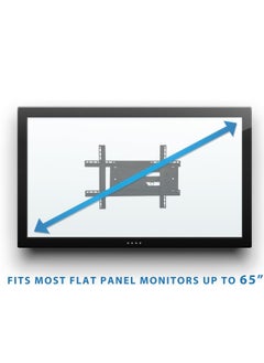 Generic Full Motion Articulating TV Wall Mount for 32"-70" Plasma, LED, LCD Screens - Supports Up to 100 lbs, VESA 600x400, Tilt, Swivel, Extend, Compress  - Image 4