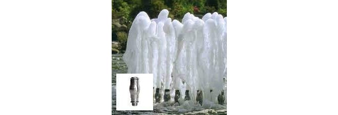 Teclican Frothy Foam Jet Fountain Nozzle Brass Water Spray Sprinkler - for Garden Pond, Amusement Park, Museum, Library (1" DN25) Pack of - 1 - Image 2