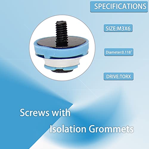 LeFix 4 x Replacement for Screws Isolation Grommet Mute Mounting HP 2.5" SSD HDD 6000 6005 Pro 8000 8100 EliteDesk ProDesk G1 G2 594220-001/511945-003 - Image 2