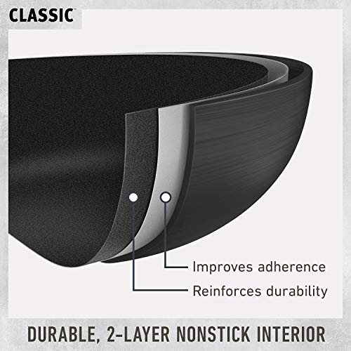 Calphalon 1934149 Classic Nonstick Omelet Fry Pan, 8", Grey - Image 2