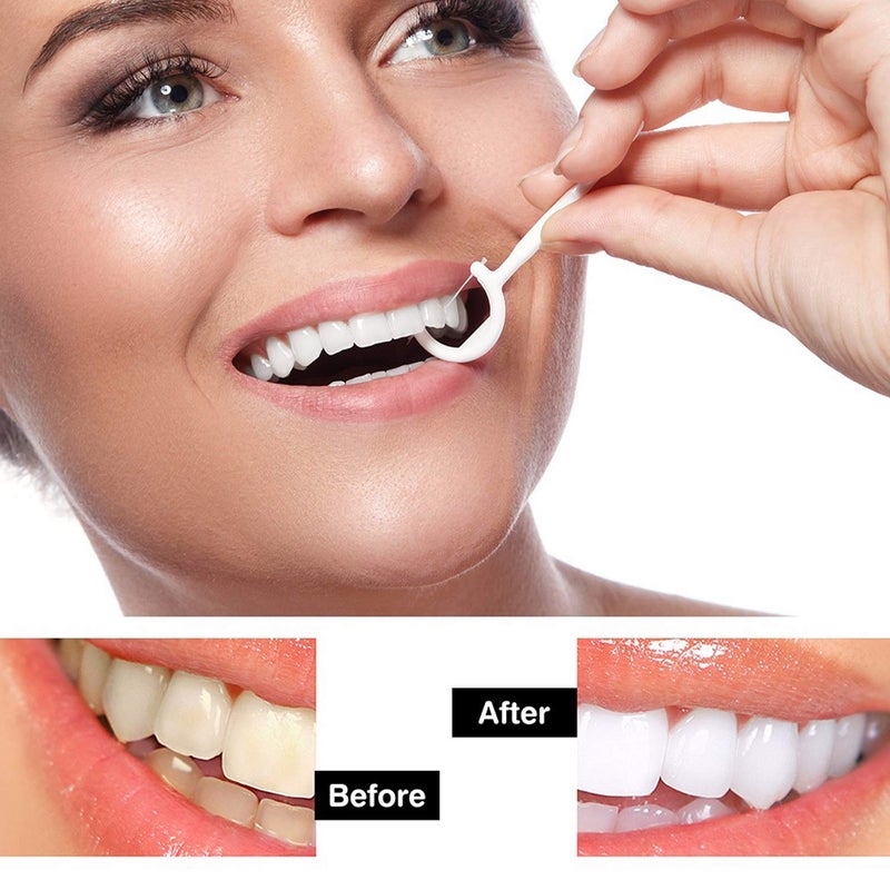 URAL 2 in 1 Tooth Cleaning Dental Floss Toothpicks Plastic Set for Clean Teeth Fresh Breath and Healthy Gums, 24 Piece in 1 Packet (Multicolor) (pack of 8) - Image 2