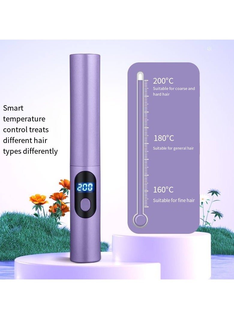 general Mini Ionic Straightening Comb – Travel-Friendly Straightener & Curler for Men/Women, Dual-Use Hair Styling Tool - Image 2