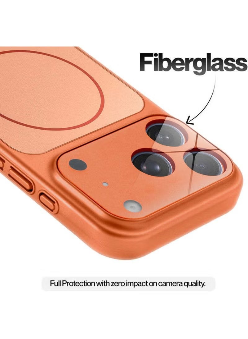 ELTRAZONE iPhone 17 Pro 6.3 Inch Case with Magnetic Wireless Charging Support Matte Glass Ultra Thin Slim Cover Featuring Shockproof Protection Anti Scratch Finish and Built In Camera Lens Protection Durable Everyday Protective Design - Image 4