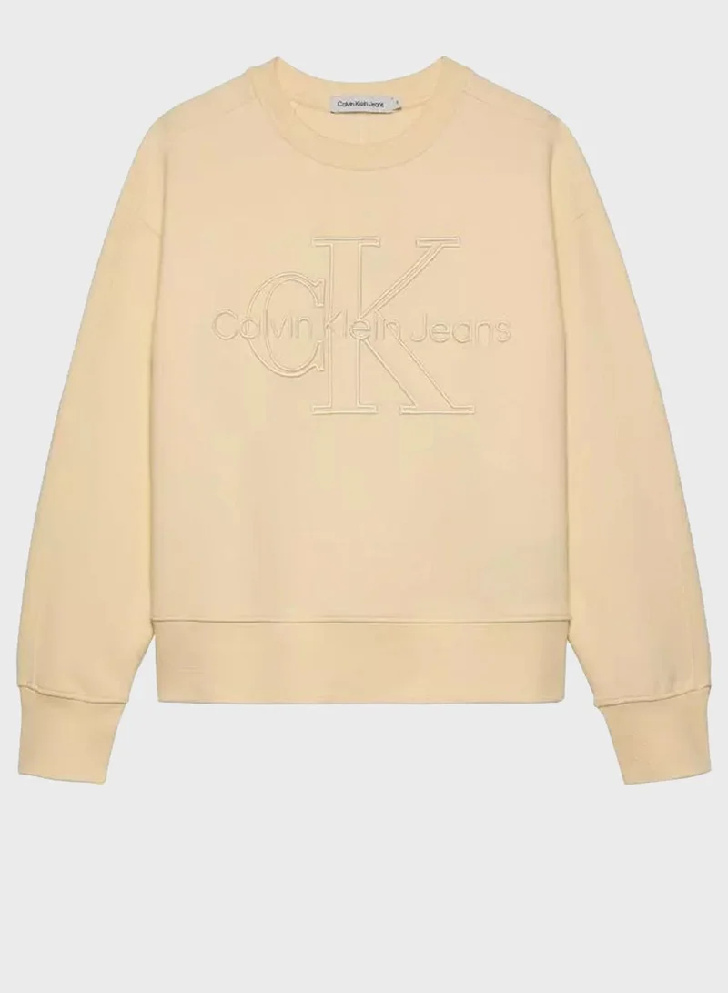 Calvin Klein Jeans Kids Logo Sweatshirt