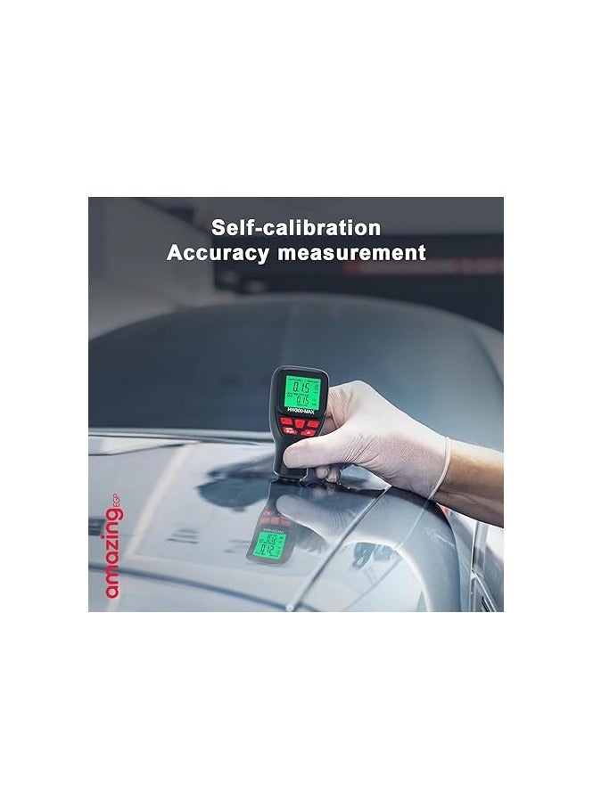 amazing.EGP HW300-MAX Digital Paint Thickness Gauge, Automotive Paint and Metal Tester, Range 0-2000µm - Image 4
