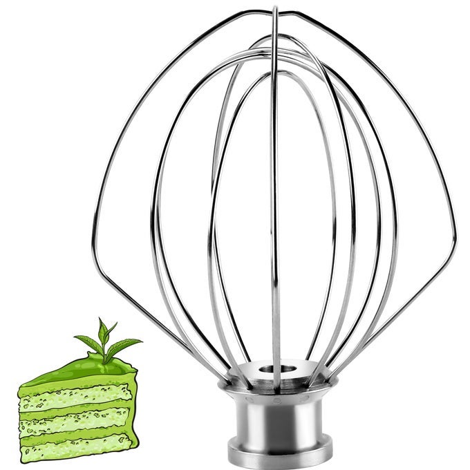 K45WW WIRE WHIP ATTACHMENTK45WW WIRE WHIP FOR TILTHEAD STAND MIXER 6WIRE FITS FOR 455QT TITLEHEAD STAND MIXER K45 KSM90STAINLESS STEELEGG CREAM STIRRERCAKES MAYONNAISE WHISK BY