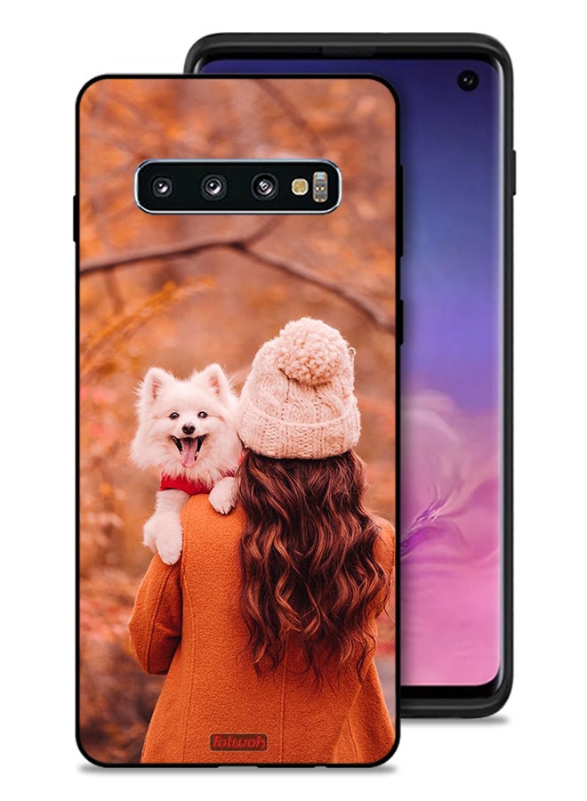 Tolwak Samsung Galaxy S10 Protective Case Cover Holding Puppy - Image 1
