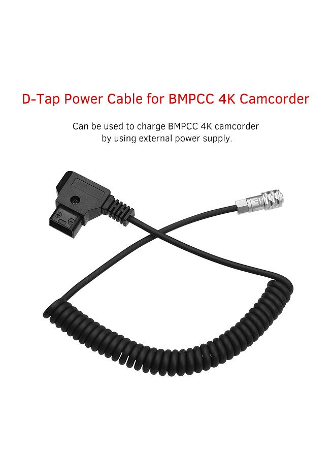 ANDOER D-Tap to BMPCC 4K 2 Pin Locking Power Cable for Blackmagic Pocket Cinema Camera 4K for Sony V Mount Battery  - Image 2