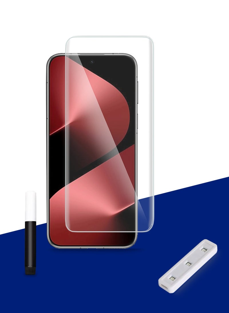 Wtech Huawei Pura 80 Ultra 5G 2025 Premium Curved Edges UV Full Glue Full Cover Tempered Glass Screen Protector (MSGUCN) - Clear - Image 1