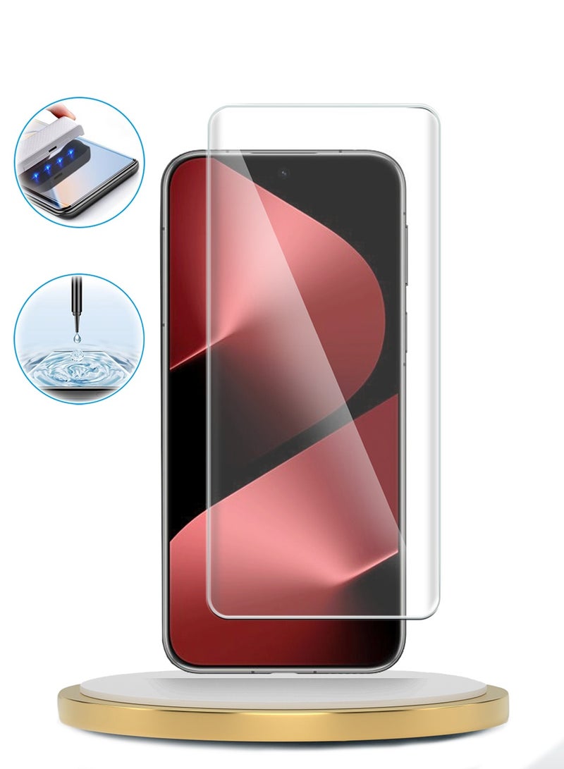 Wtech Huawei Pura 80 Ultra 5G 2025 Premium Curved Edges UV Full Glue Full Cover Tempered Glass Screen Protector (MSGUCN) - Clear - Image 4