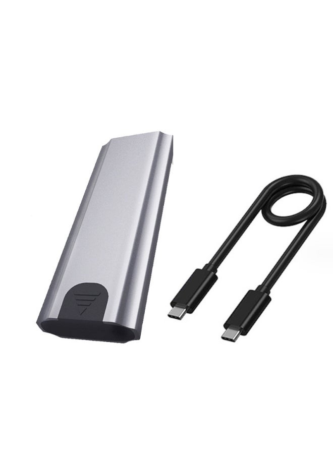 Generic External M.2 Solid State Drive Box Nvme/ngff Dual Protocol Type-c3.2 Portable Ssd Mobile Hard Drive Box-Color:NGFF(C-C Line) Diamond  - Image 1