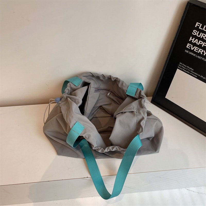 New Fresh Style Versatile Student Shoulder Tote Bag With Large Capacity, Fashionable And Lightweight - Image 5