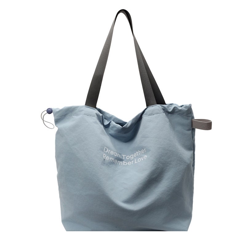 New Fresh Style Versatile Student Shoulder Tote Bag With Large Capacity, Fashionable And Lightweight - Image 1