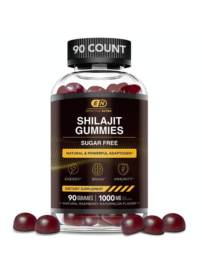 Effective Nutra EFFECTIVE NUTRA Shilajit Gummies 1000mg | Pure Shilajit Resin for Energy, Brain & Immunity | Supplement for Men & Women | Sugar-Free, Vegan, Gluten-Free | Natural Berry Flavor, Made in USA (90ct) - Image 1