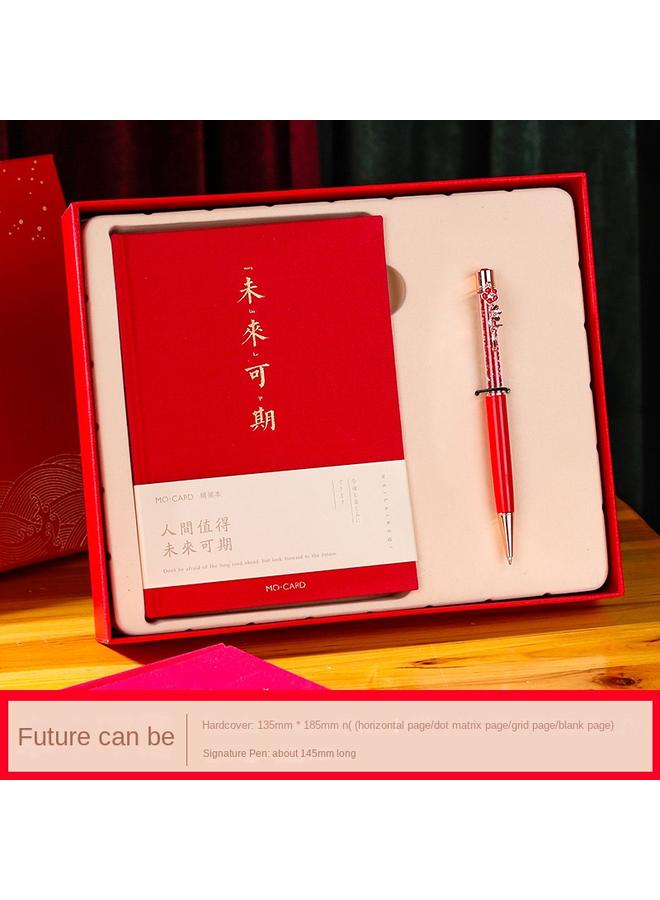 Bluejw Future Notebook For Students Notepad Simple Art Handbook Stationery Gift Box Handbook Suit For Children - Image 1