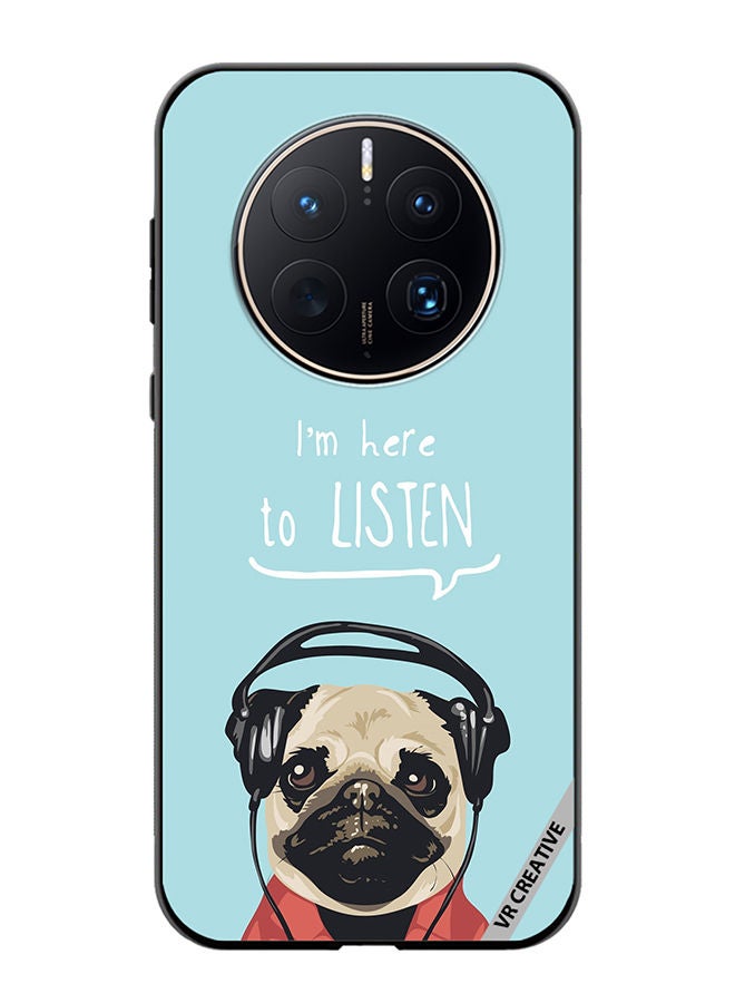 VR CREATIVE Protective Case Cover For Huawei Mate 50 Pro Pug Life Design Multicolour - Image 1
