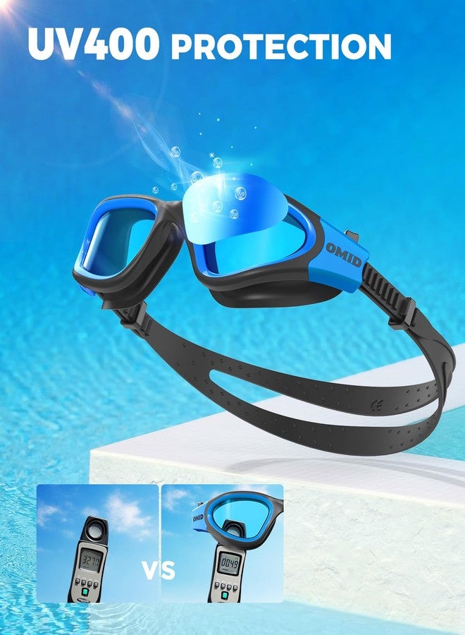 OMID Kids Swim Goggles, P2mini Lite Clear Lens Anti-Fog UV Protection Comfortable Swimming Goggles for kids Age 6-14 - Image 2