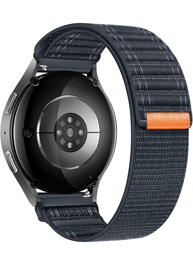 erorex Compatible With Samsung Galaxy Watch 7 6 5 4 Fe Band 40Mm 44Mm Galaxy Watch 6 4 Classic Galaxy Watch 5 Pro Sport Strap Vivoactive 5 3 Venu 2 Plus Loop 20Mm Nylon Strap Women Men Dark Blue  - Image 1