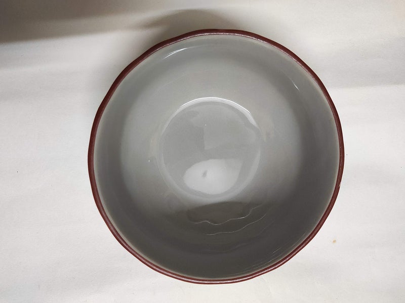 Separate Way Ceramic Japanese Soup Bowl (Light Grey) - 4 Bowls - Image 3