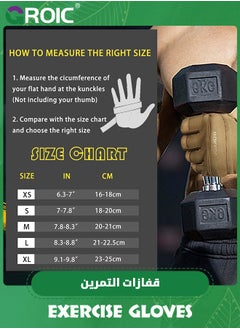 GROIC Workout Gloves for Men & Women Weight Lifting Gloves with Wrist Wraps Support for Gym Training, Fitness, Hanging, Pull ups. Ultra Ventilated, Full Palm Protection  - Image 2