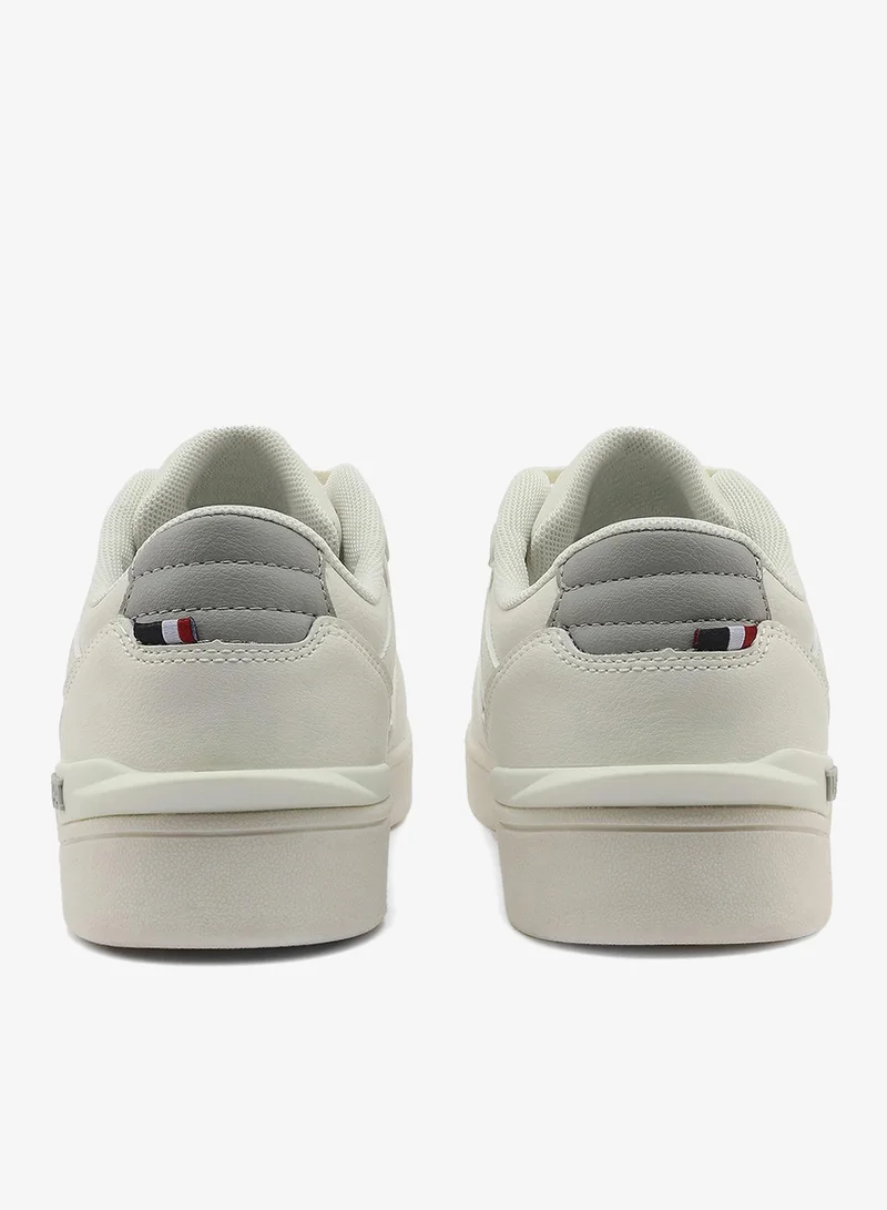 U.S. Polo Assn. white Women's All-White Low-Top Sneakers - Classic Minimalist Design, Comfortable Everyday Casual Shoes for Women | Best Price UAE