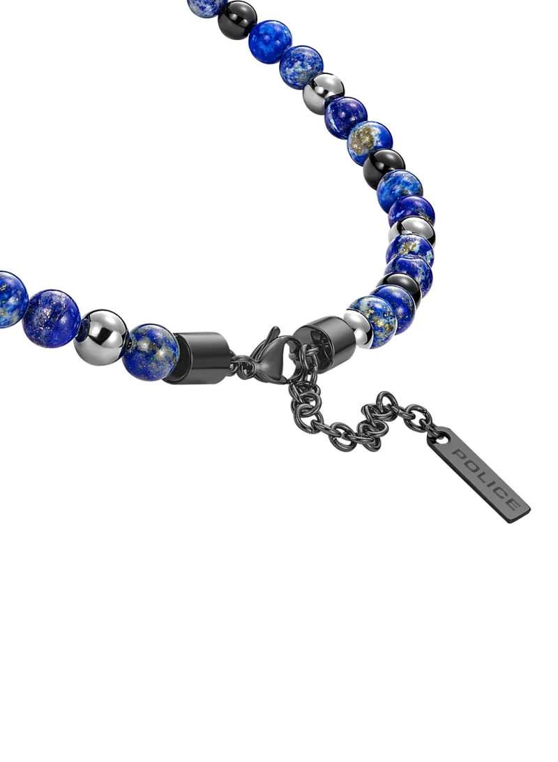 Police  Spheres Tri-Color Bead Gents Necklace Grey, Navy and Black for Men | Best Price UAE