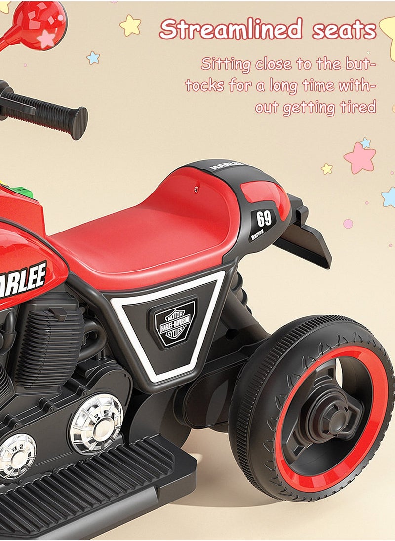 Electric Motorcycle for Kids, 6V Battery Powered with Dual Drive, Children's Electric Car with LED Lights and Music, with Headlight and Storage for Kids 3+ Years Boys and Girls - pzsku/ZF79FBABD4DA4567C4E83Z/45/_/1738745029/fe2f59d0-e387-4fd6-9644-af89b3394c49