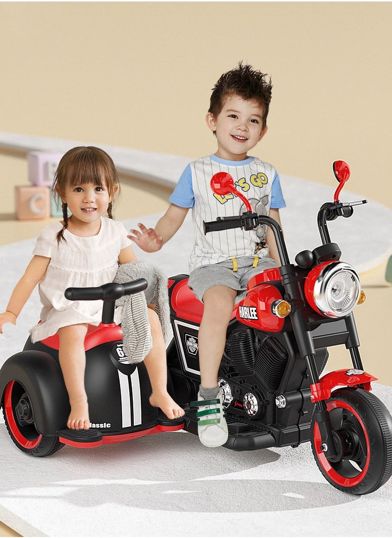 Electric Motorcycle for Kids, 6V Battery Powered with Dual Drive, Children's Electric Car with LED Lights and Music, with Headlight and Storage for Kids 3+ Years Boys and Girls - pzsku/ZF79FBABD4DA4567C4E83Z/45/_/1738745044/e9b2c8c5-0efa-4145-8320-d33bd8426ff0