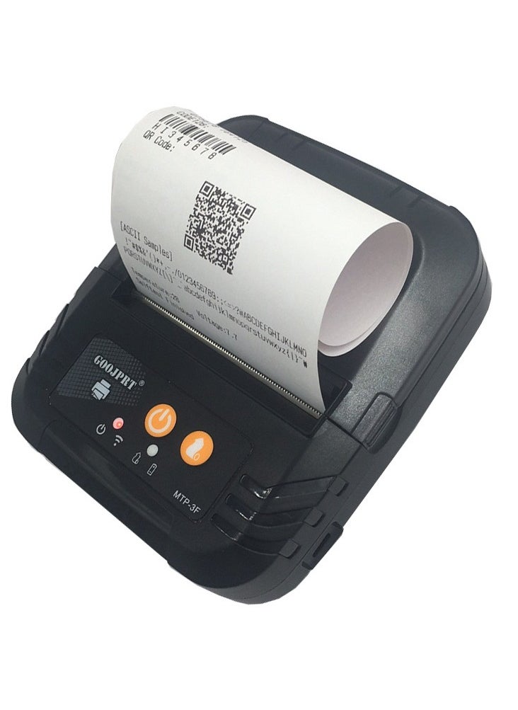 GOOJPRT - Portable Mini Wireless 80mm BT Thermal Receipt Printer High Speed Bill Ticket Printing with USB Cable Rechargeable Battery Compatible with ESC/POS Instruction Set for Android & iOS & Windows - Image 1