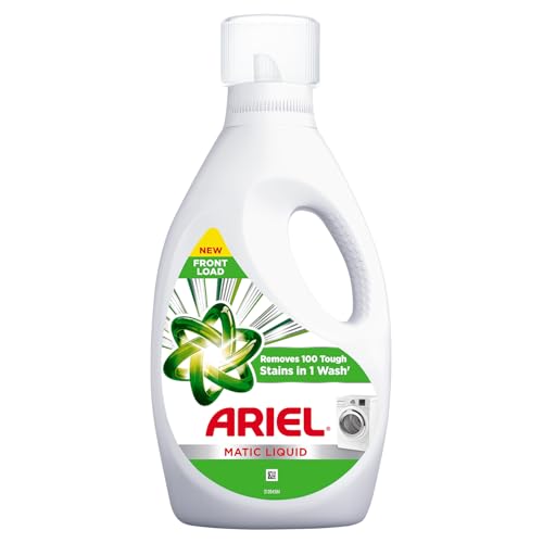 Ariel Liquid Detergent Front Load - 1L | Removes 7 day dried-in Stains in 1 wash inside Washing Machine | Now at Price of Powders | Amazing Fragrance | Protects Colours | Dissolves Faster - Image 1