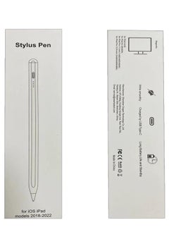 Generic Stylus Pen for Apple iPad 2018-2023 with Tilt Sensitivity and Palm Rejection Technology Compatible with Pro 11/12.9 inch Mini 5/6/Air 3/4/5 6/7/8/9/10 - White  - Image 2