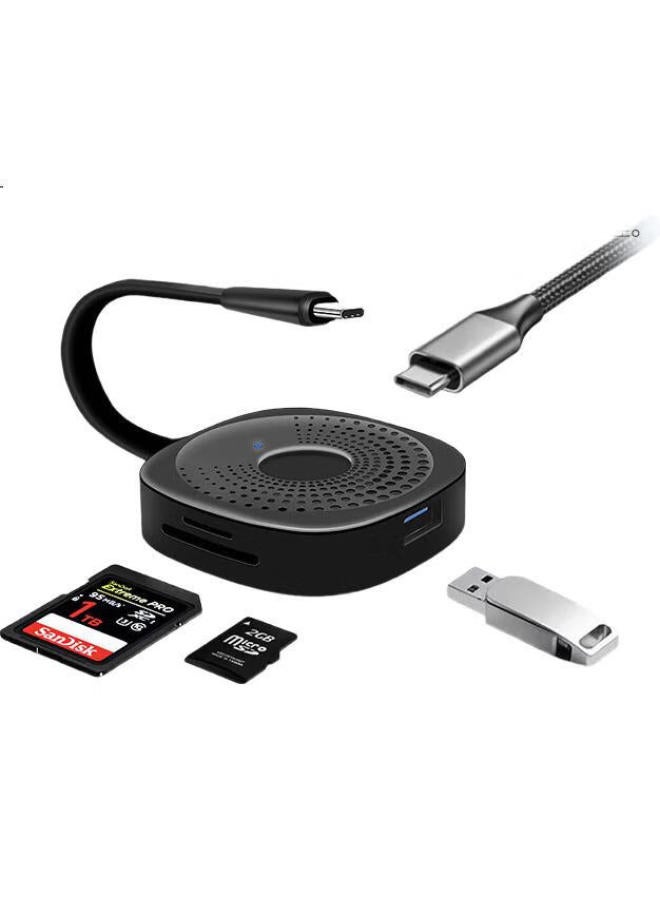 isky Phone 15/16 Promax Phone Card Reader, Magnetic Type-C Four-In 4.0 Sd/Tf Expansion Dock, Flash Storage Transfer, Compatible With Apple Phones, Computers, Ipad - Image 3