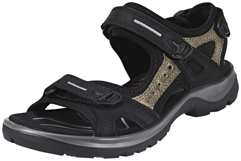 ECCO Women's Yucatan outdoor offroad hiking sandal, Black/Mole/Black, 11 M US - Image 1