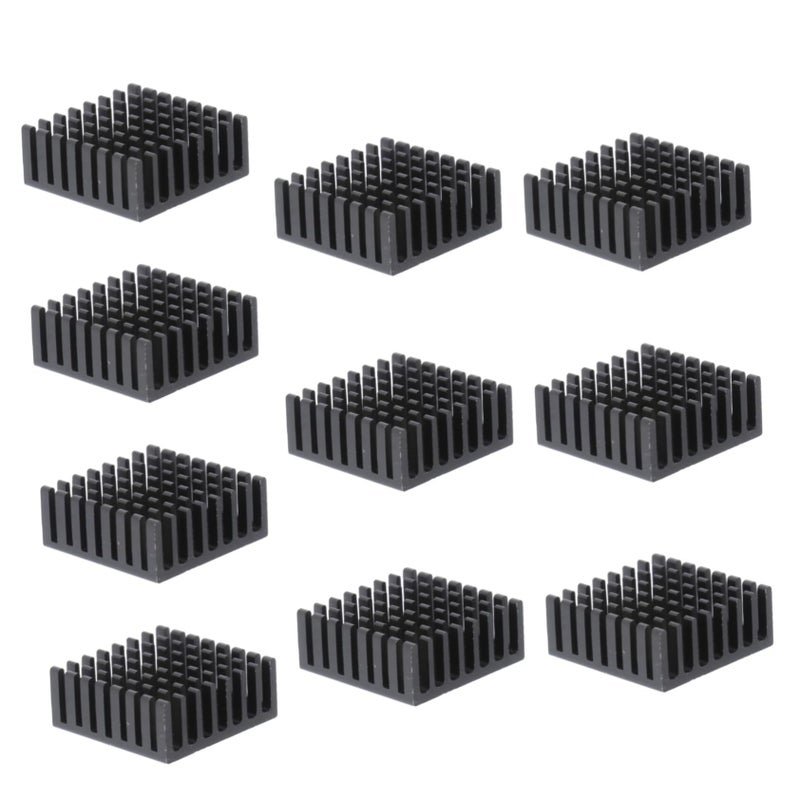 Aluminum Heat Sink 10pcs Cooler Fin for Diode Triode Sturdy Cooling - Image 2