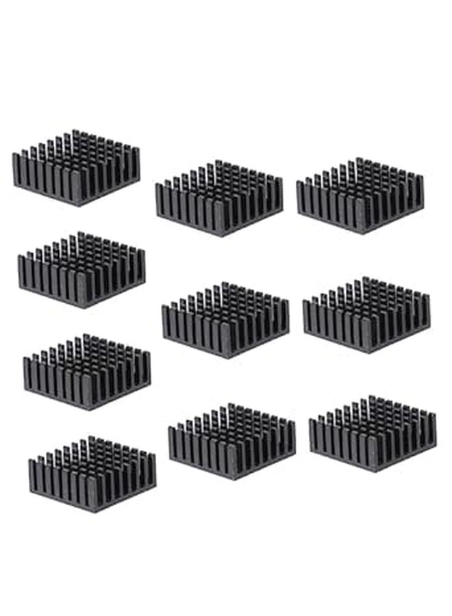 Aluminum Heat Sink 10pcs Cooler Fin for Diode Triode Sturdy Cooling - Image 1