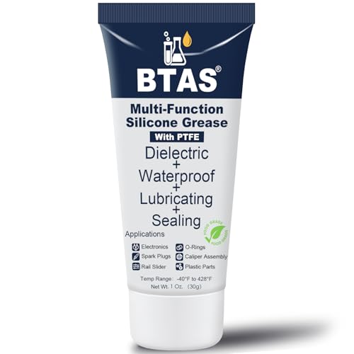 BTAS Dielectric Grease for Electrical Connectors Automotive Spark Plug Boot Battery Terminal Marine Dialectical Electronics Wiring Die Electric Contact Silicone Dialectric Grease 1 oz 1 Pcs - Image 1