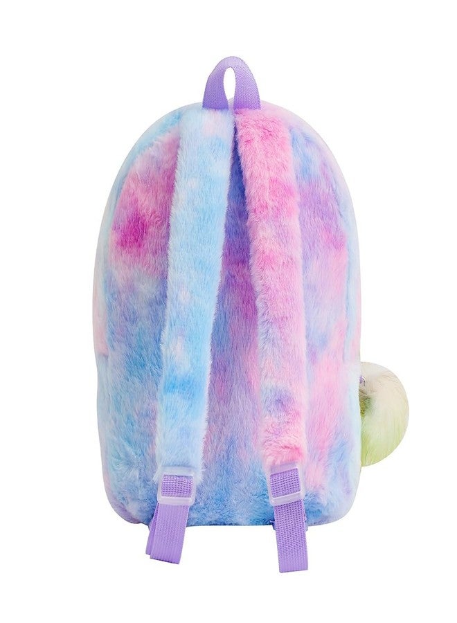 NIGHTSTAR Small Soft Plush Unicorn Backpack Animal Cartoon Toddler Bag Mini School Bags for Baby and Little Girls (1 Pc) (Purple) - Image 3