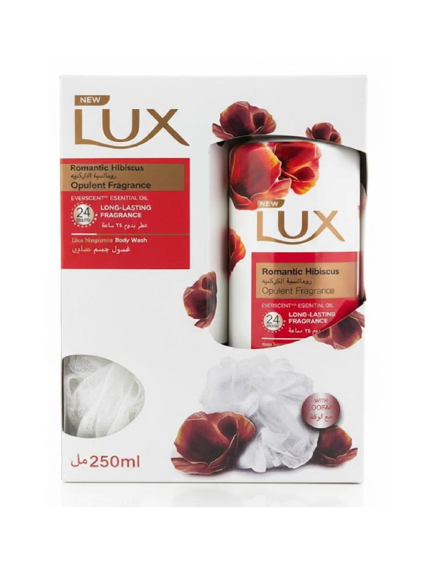 Lux Romantic Hibiscus Body Wash 250ml