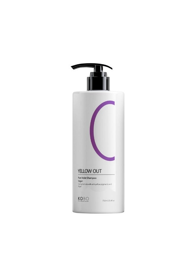 KOBO PROFESSIONAL 0 YELLOW OUT PURE VIOLET SHAMPOO VEGAN 320ML