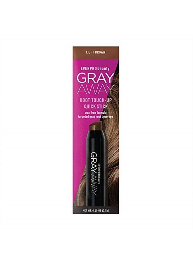 Everpro Gray Away Root Touchup Quick Stick, Light Brown, 0.1 Oz - Image 1