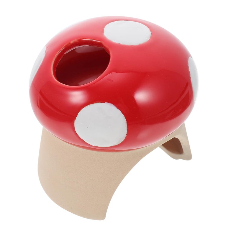 Red Mushroom Nest Hamster Bath Hideout Small Pet Cage Hut - Image 2