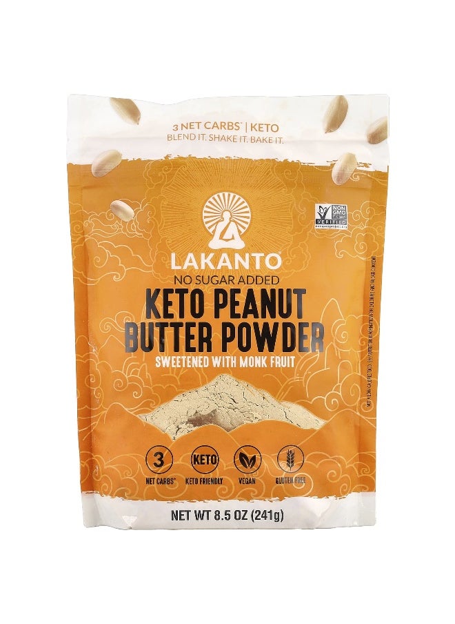 LAKANTO Lakanto, Keto Peanut Butter Powder, 8.5 oz (241 g)  - Image 1