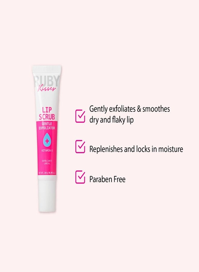 Ruby Kisses Exfoliating Lip Scrub, Gentle Smoothing for Soft Lips, Jojoba & Shea Butter Enriched, Non-Greasy, Hydrating Lip Care, Lightweight for Healthy & Supple Lips - Image 4