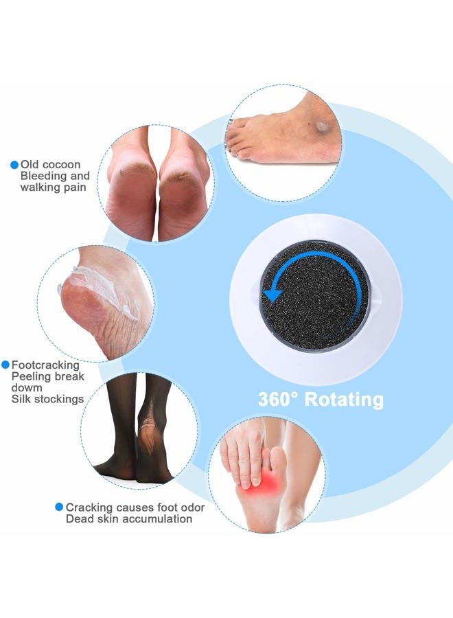 BBTO 20 Pieces Regular Coarse Replacement for Portable Electric Foot Grinder Foot File Callus Remover Electric Callus Remover Hard Skin Eliminator Grind Head for ed Heels Dead Skin (Black) - Image 3