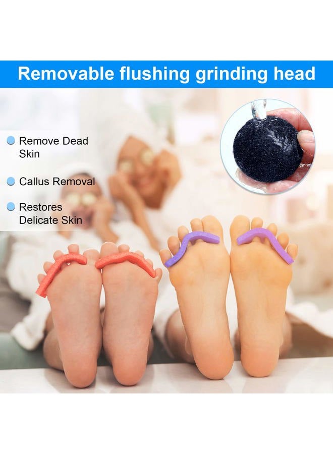 BBTO 20 Pieces Regular Coarse Replacement for Portable Electric Foot Grinder Foot File Callus Remover Electric Callus Remover Hard Skin Eliminator Grind Head for ed Heels Dead Skin (Black) - Image 5